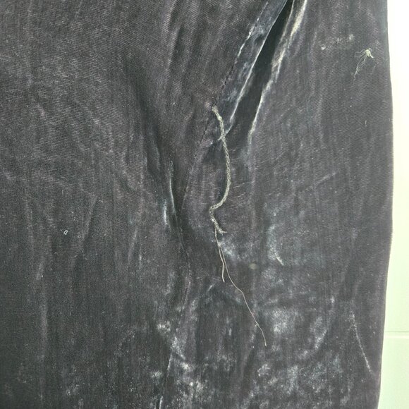 Chocolate brown velvet blouse - Picture 4 of 4